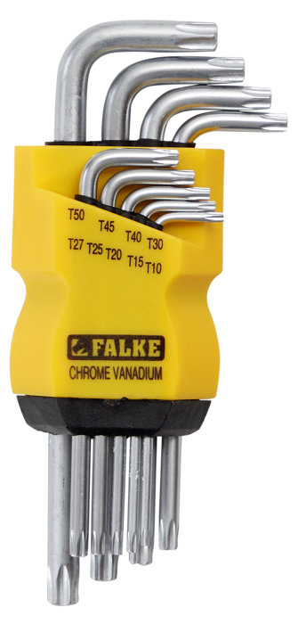 Falke torx nøkkelsett - 9 deler